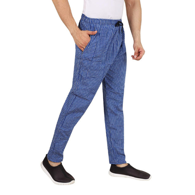 Men's Cotton Check Pajamas - PACK OF 2