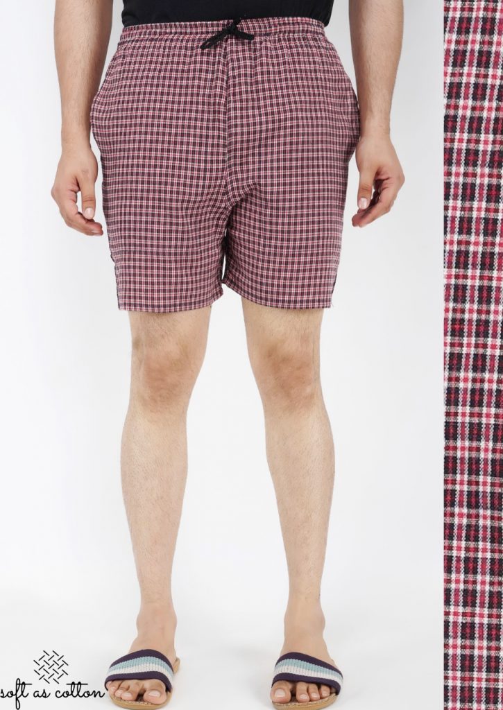 Men's Cotton Boxer Shorts (RED)