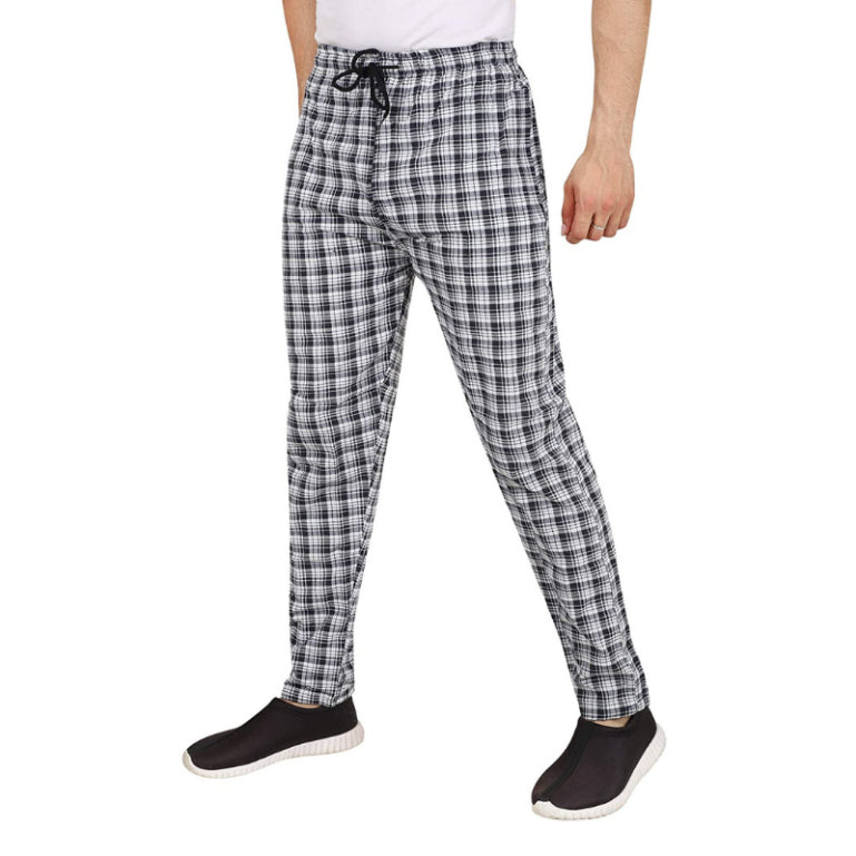 Men's Cotton Check Pajamas - PACK OF 2