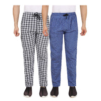 Men's Cotton Check Pajamas - PACK OF 2