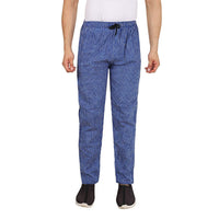 Men's Cotton Check Pajamas (BLUE)