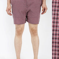Men's Cotton Boxer Shorts (RED)