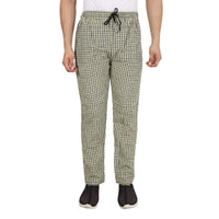 Men's Cotton Check Pajamas (YELLOW) - PACK OF 2